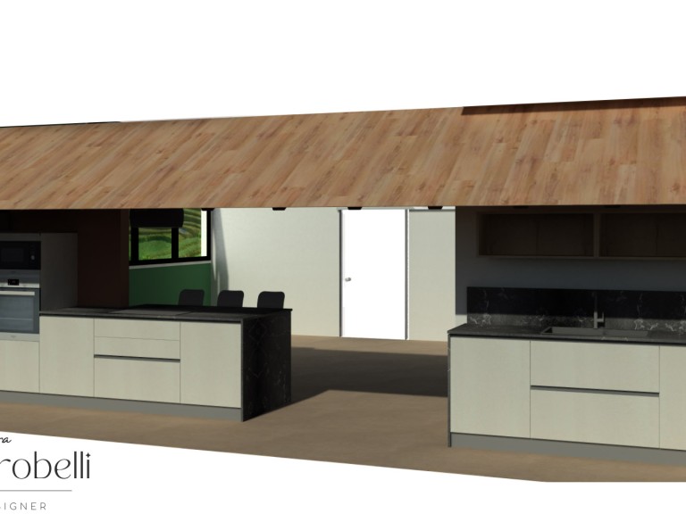 Render 3d cucina