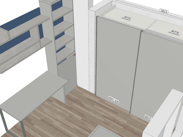 progetto cameretta